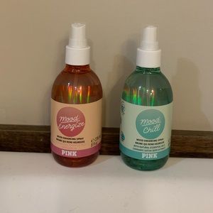 Pink Victoria Secret Mood Enhancing Spray.  Chill & Energize.  Brand New